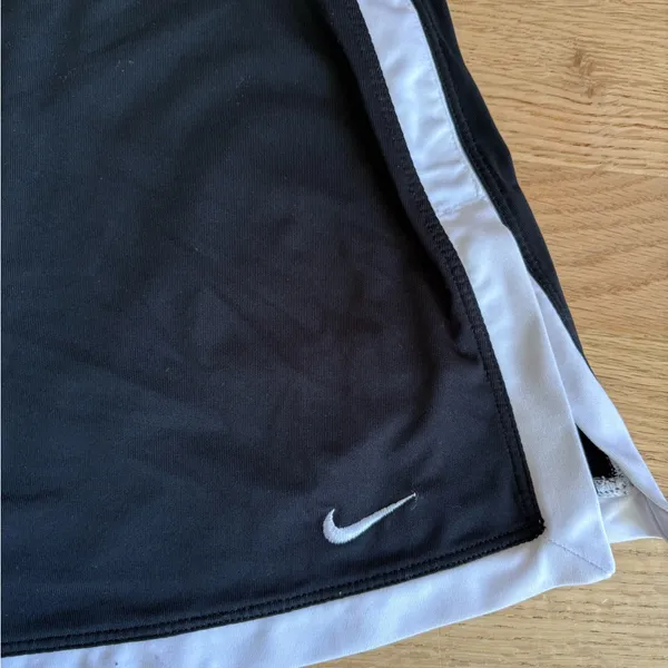 Nike Women's Athletic tennis skirt - Black with White Trim - Image 3