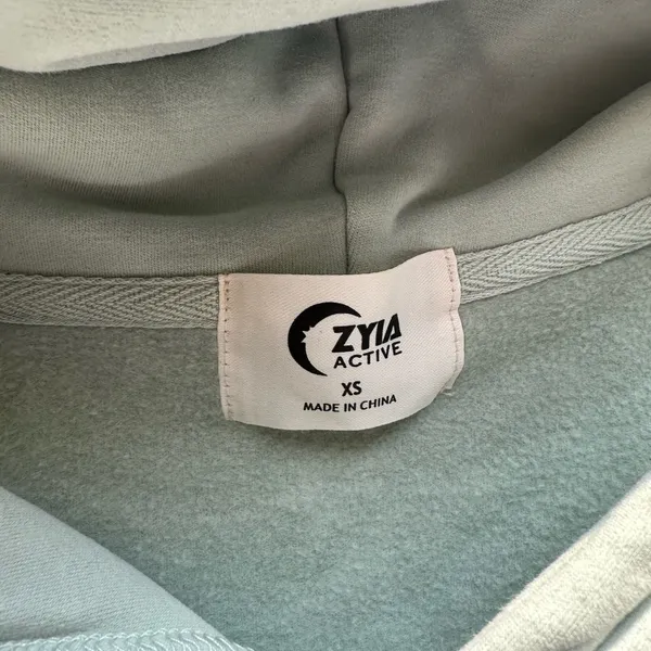 Zyia Active Relaxation Muted Mint Hoodie - Image 4