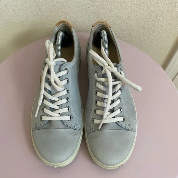 Ecco Light Blue Womens shoes size 38 Aka 7 - Image 7