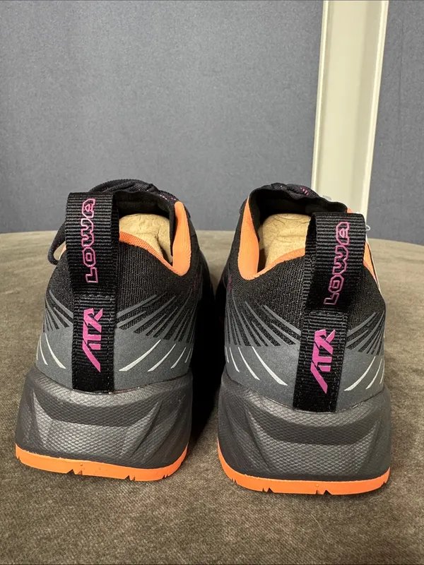 Women’s Lowa Amplux WS All Terrain Running Shoes Sneakers Size 6 Black Melon NEW - Image 6