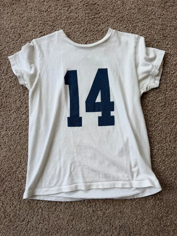 John Galt Brandy Melville Chloe White 14 T-Shirt - Image 3