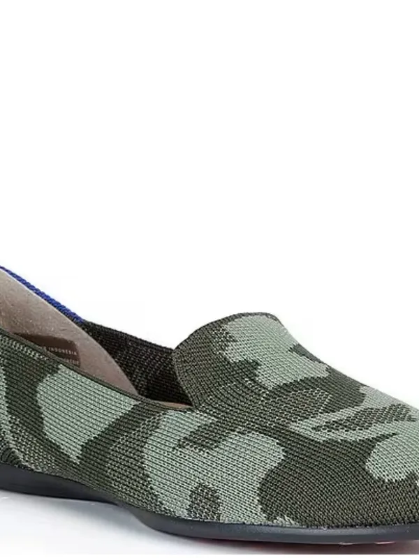 Rothy's Green Camo Knit Loafers - Image 2