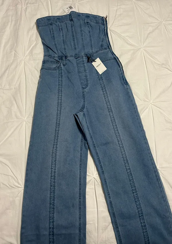 Forever 21 Denim Jumpsuit - Image 2