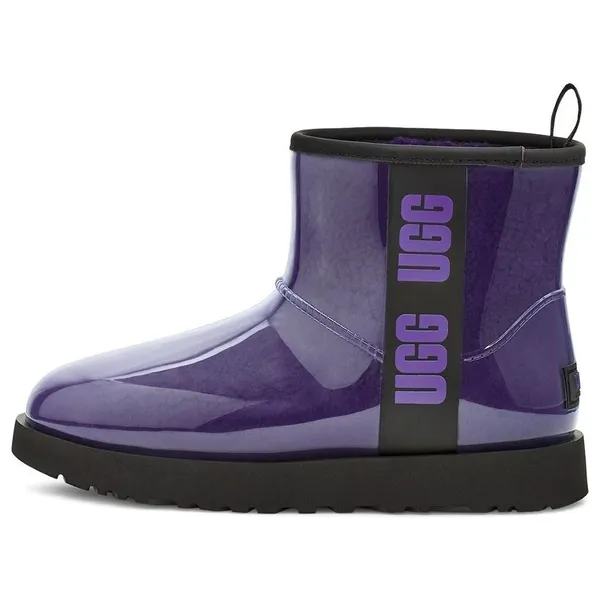 UGG Ankle Boots Womens 6 Clear Mini Marble Violet Night Waterproof Purple Size 6 - Image 2