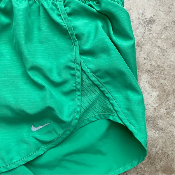 Nike Running Dri-fit Green Athletic Shorts Size Medium - Image 4