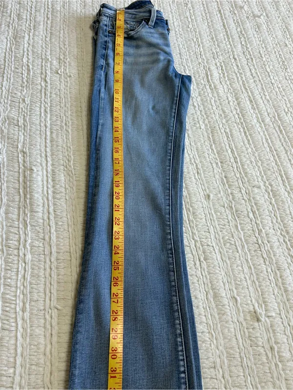 Buckle Light Blue Boot Cut Jeans Size 23 - Image 8