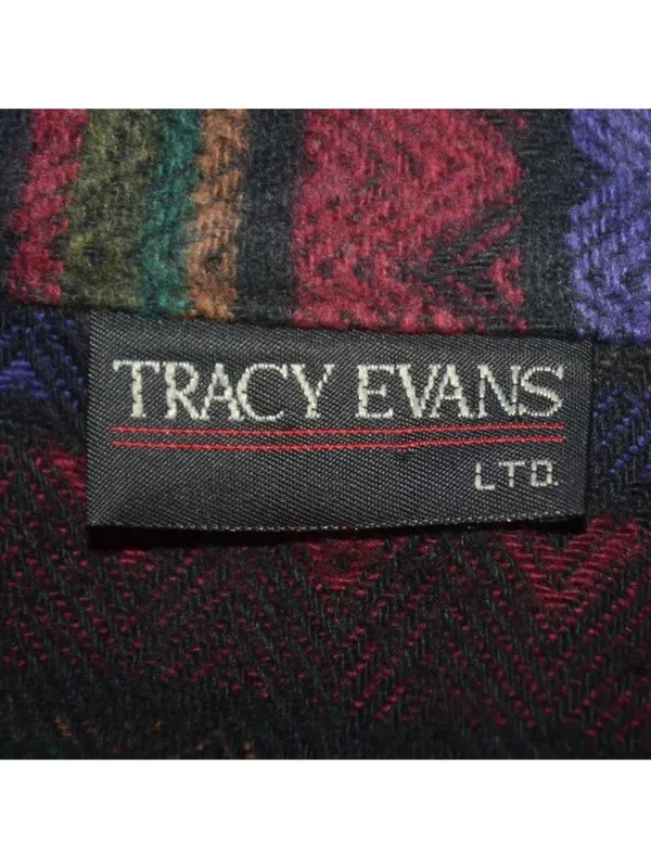 Vintage 90s Tracy Evans Size L Southwestern Aztec Blazer Jacket Boho Western - Image 11