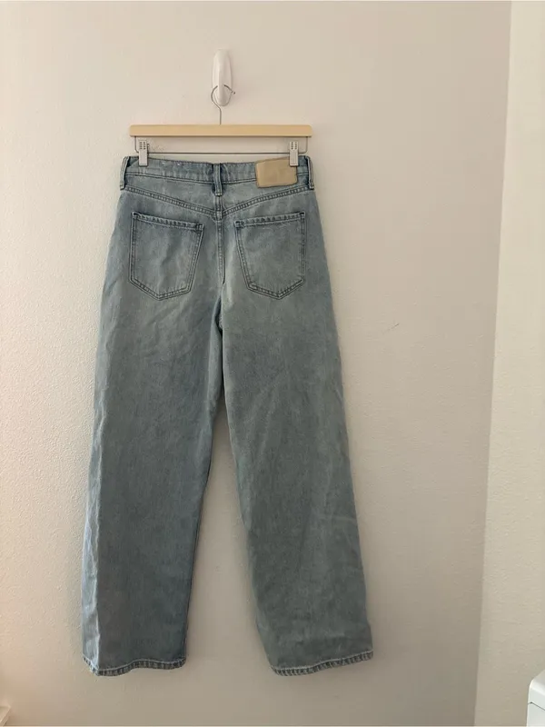 Banana Republic high rise rigid wide leg jeans - Image 2