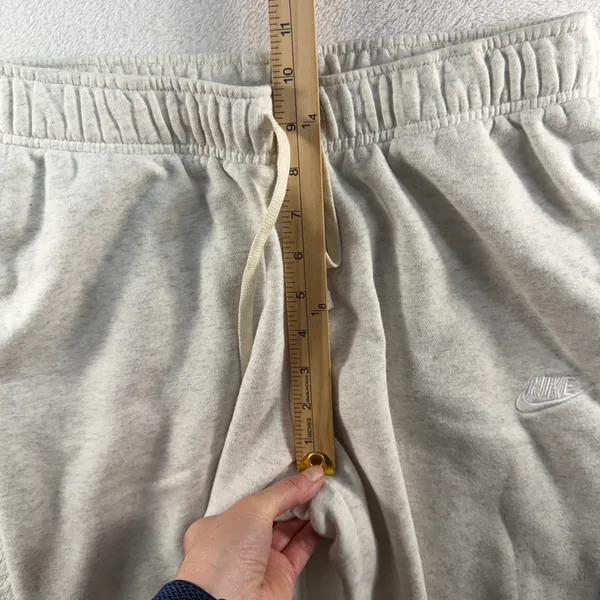 Nike M Medium‎ Joggers Sportswear Club Fleece Oatmeal Heather DQ5191-141 Grey - Image 11