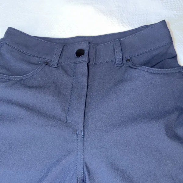 LULULEMON City Sleek 5-Pocket Ankle Pants Navy Blue Career Slacks Size 2 - Image 2
