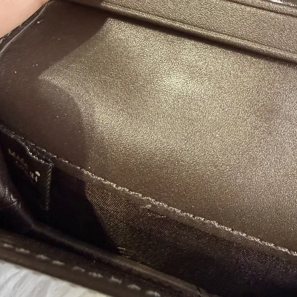 y2k Coach Brown Card Holder Wallet - Image 5