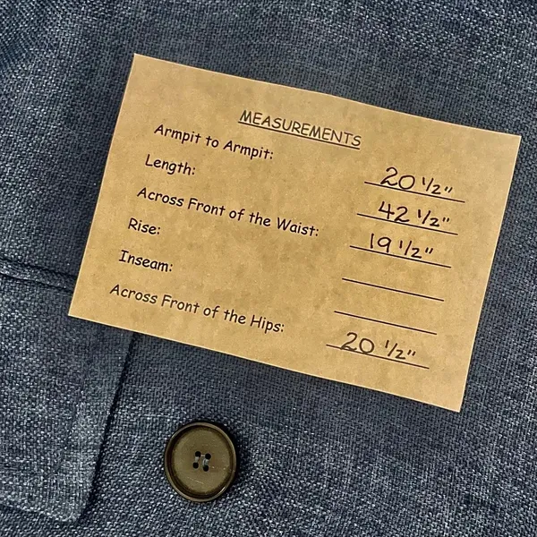 ZARA Limited Edition Linen Coat Buttons Pockets Double Breasted Blue X-Small - Image 15