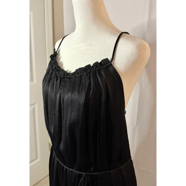 NWT & Other Stories Strappy Tassel Tie Maxi Dress Black sz. 2 - Image 8