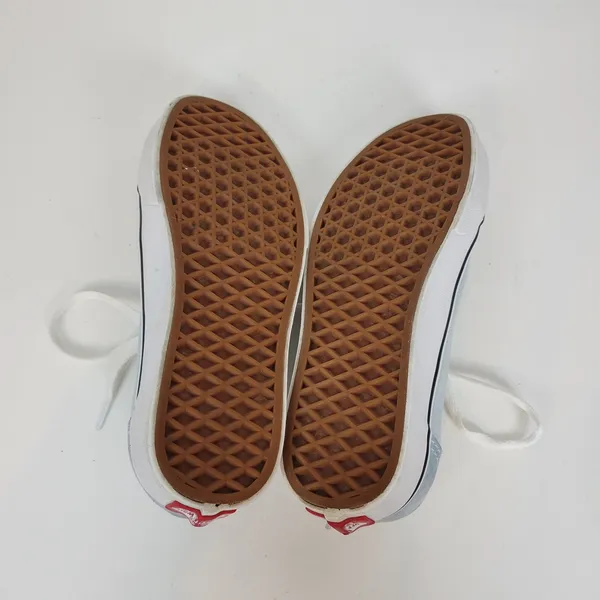 Vans Women's Old Skool Sneakers 6 Light Blue Suede Canvas Skate Lace Up Shoes - Image 6