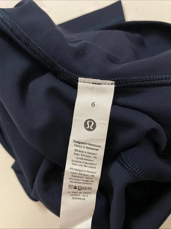 Lululemon NWOT Align High Rise 28” Leggings True Navy Size 6 - Image 9