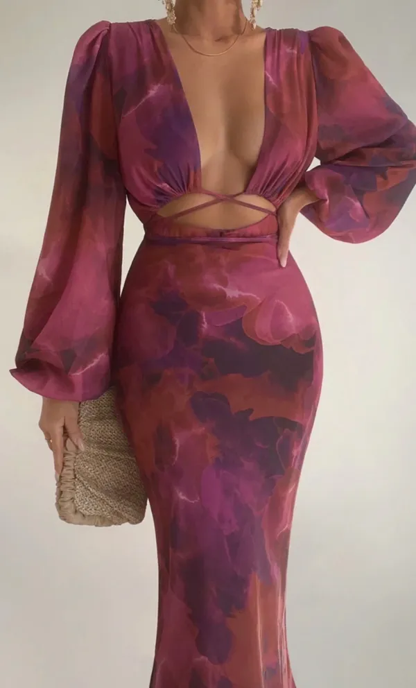 Showpo midi wrap dress - Image 4