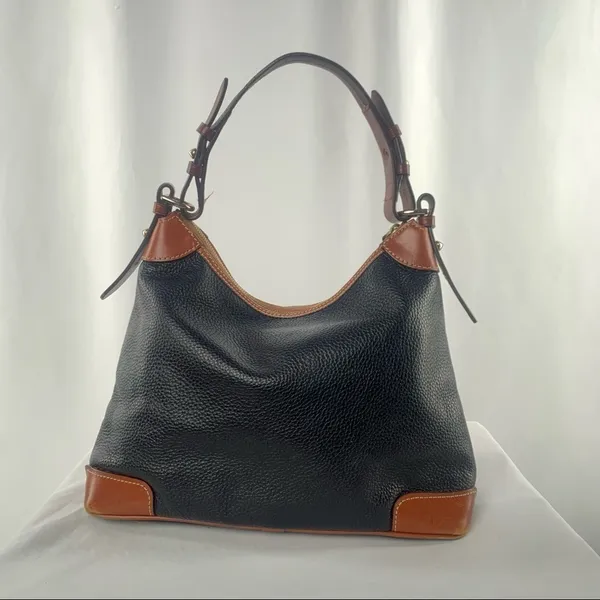 Dooney & Bourke Pebble Grain Hobo‎ Bag in Black - Image 4