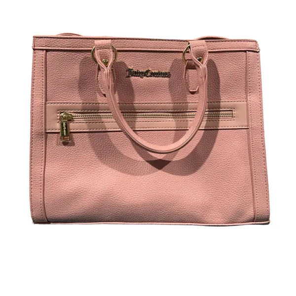Juicy couture blush pink crossbody bag/ satchel bag with gold trim - Image 7