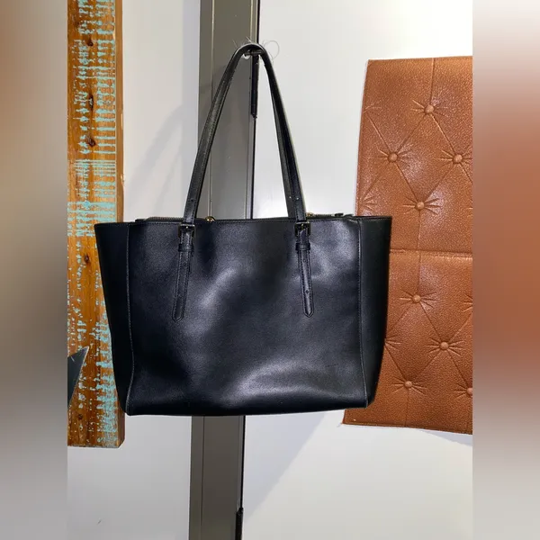 Marc Jacobs Black Leather Tote - Image 6