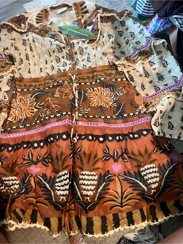 NWT Farm Rio Ainika Floral Ruffled Mini Dress - Image 15
