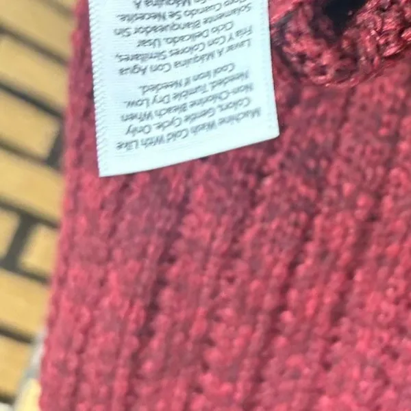 No Boundaries‎ Burgundy Sweater Size XXL - Image 6