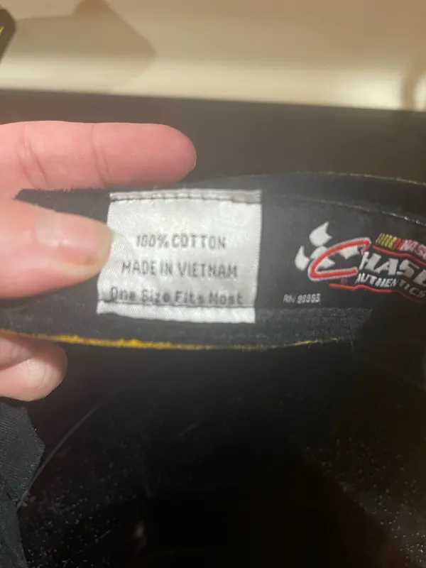 Chase Authentics Kevin Harvick #29 NASCAR Visor Hat OS Black Yellow Red racing - Image 5