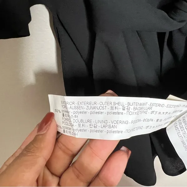 Zara Black Side Cutouts Tie‎ Front Sleeveless Blouse - Image 8