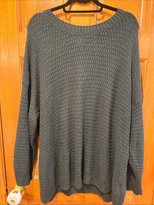 NWT Old Navy dark green tunic length sweater size xxl. - Image 6