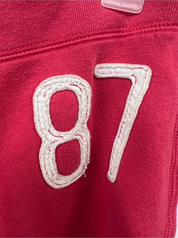 Aeropostale Sweatpants w’87 Detail large spellout on backside bottom size M FLAWED - Image 8