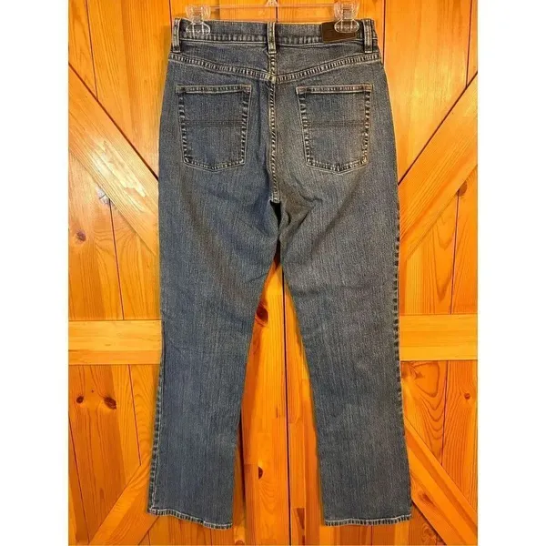 LL Bean Women's 8-M Tall Straight Denim Jeans (4598) - Image 4