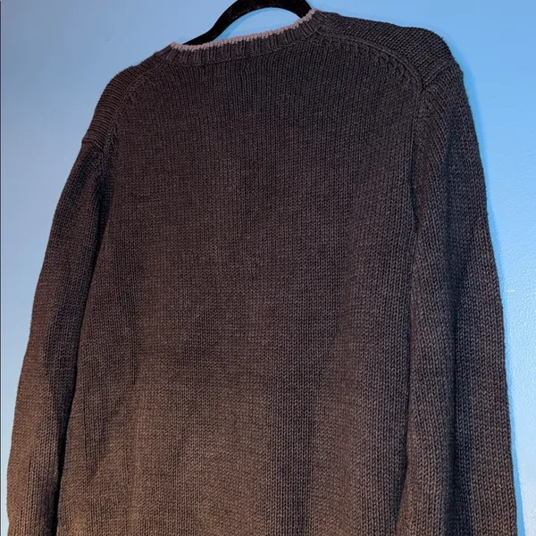 Old Navy V-Neck Sweater in Dark Gray - Image 7