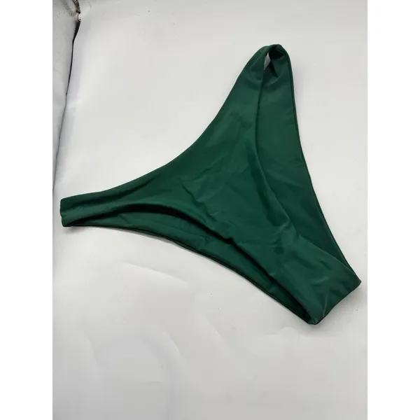 NWOT Forest Green Triangle High Cut Bikini Swimsuit Women’s Size Small - Image 4