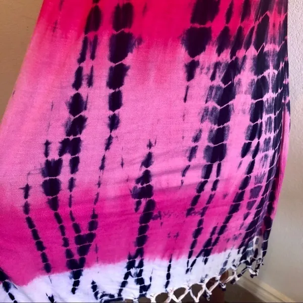 Ravinya pink swim strapless cover up S - Image 6
