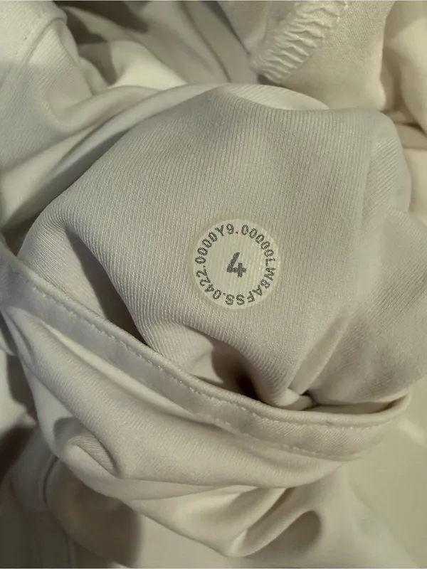 LULULEMON Asymmetrical Pleated Tennis Skirt Skort White Size 4 - Image 12