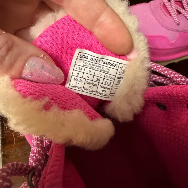 UGG Pink High-Top Sneakers - Image 7