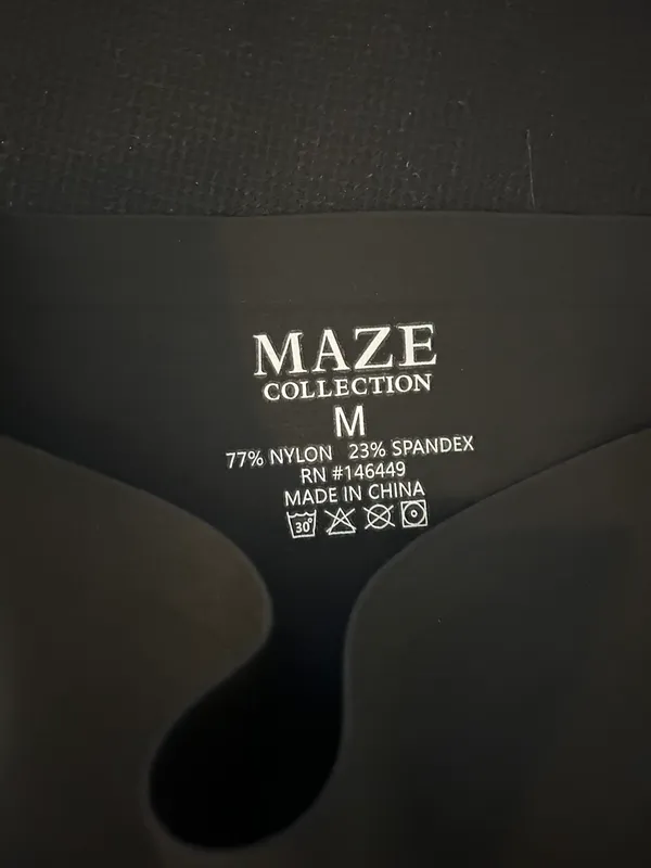 Black Leggings Size M - Image 3