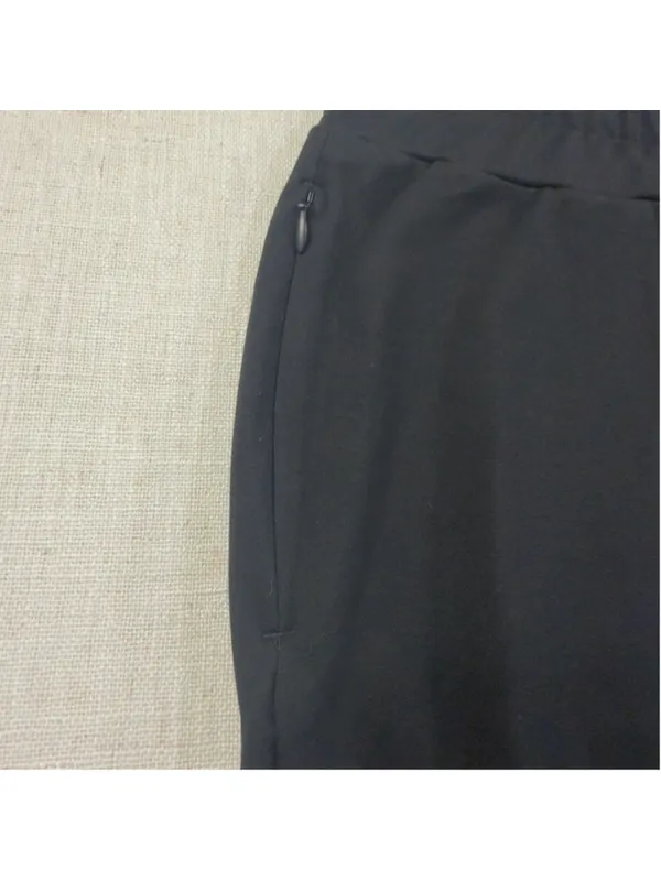 Gymshark Whitney Simmons Women’s Ruched Cuffed Joggers Black Size Medium - Image 3
