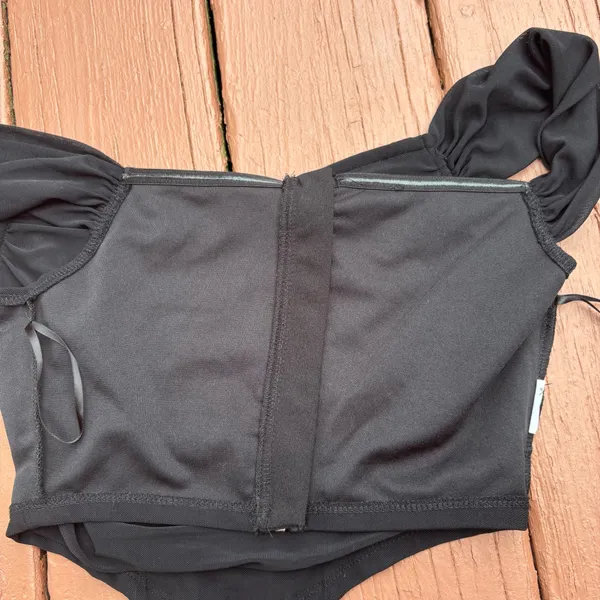 Black corset crop top size S - Image 9