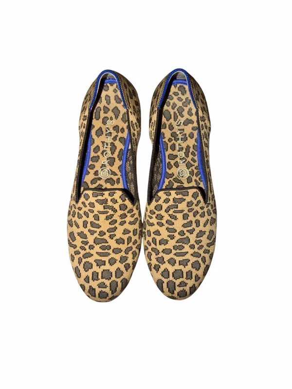 Rothy’s The Loafer Leopard Print Slip-On Brown Black Size 11 - Image 2
