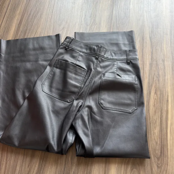 Zara Leather Pants - Image 4