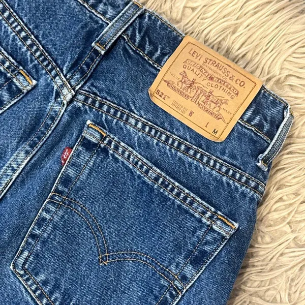 Vintage 90’s Levi’s 521 tapered fit jeans size 10 - Image 5