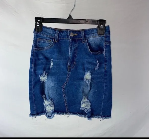NEW Jean Skirt Blue - Image 5