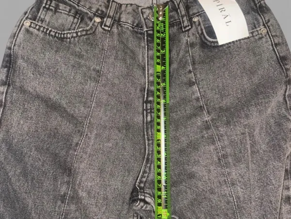 PIRAL Gray Jeans Size XS - Image 5