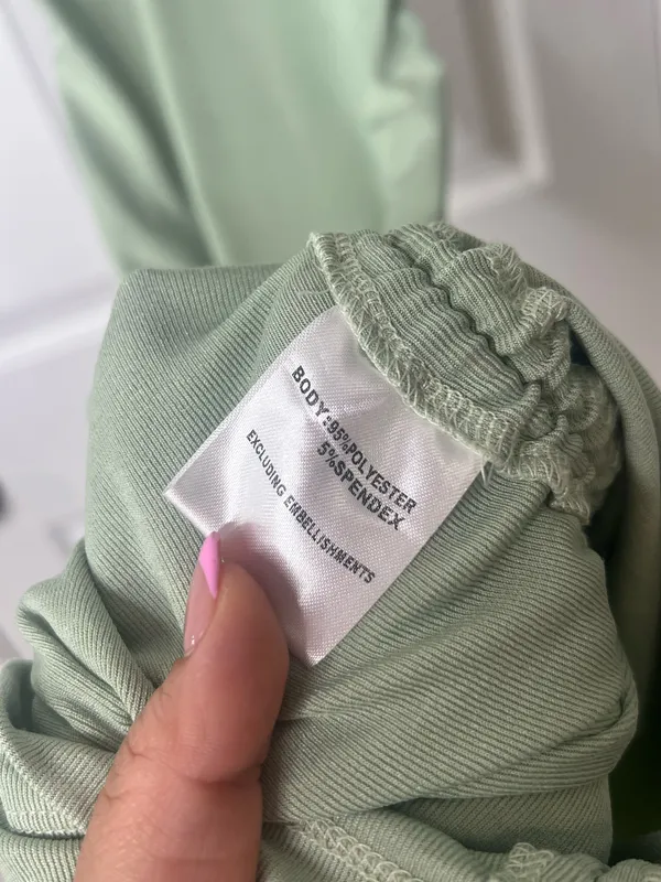 Princess Polly Sage Green Ruched Midi Dress Coquette Y2K Bodycon XS - Image 7