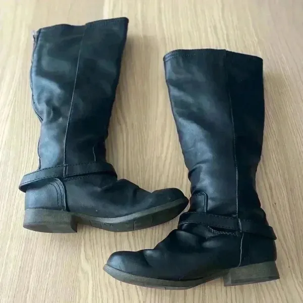 Route 66 Black Tall Boots 8W - Image 4