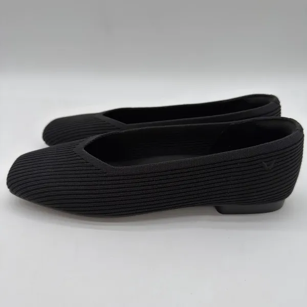 Vivaia Margot Old Money Versatile Arch Support Square Comfort Flats Black 6 - Image 5