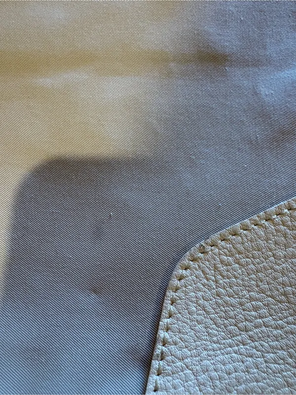 Vintage Burberry Cream Canvas Stowel Roll Up Tote Bag - Image 11