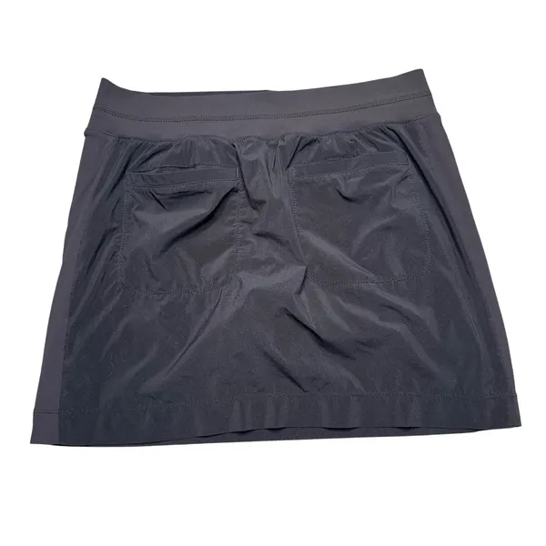 Athleta Skort Women 12 Black Excellent‎ Activewear Tennis Golf Hiking Pockets - Image 2