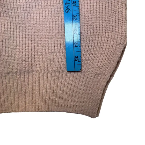 Petal‎ + Pup Beige Knit Midi Sweater Dress Girly Classic Comfy Sz 4 - Image 7