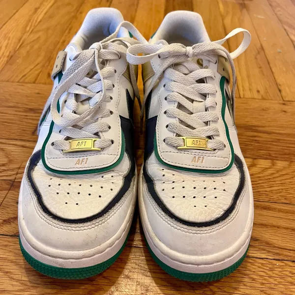 Nike Women's Air Force 1 Shadow Malachite/Midnight Navy Sneakers DZ1847-102 Sz 8 - Image 9